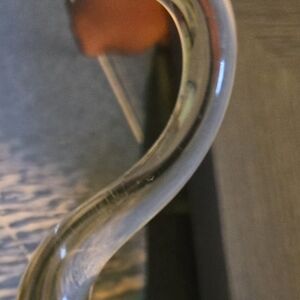 Clear Lucite Decorative Swan